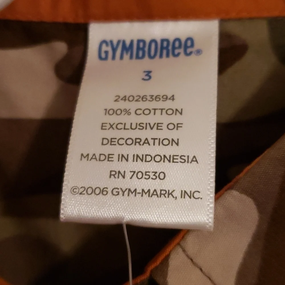 𝅺gymboree Camouflage Shirt NWT